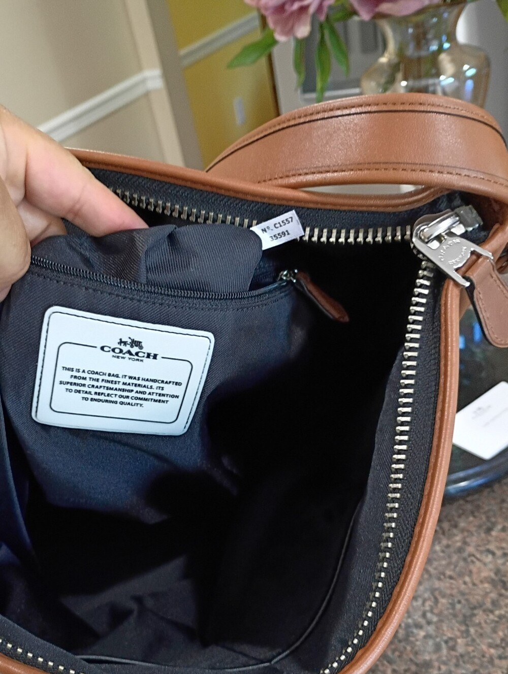 NWT Coach Limited Edition Saddle Dot Leather Duffle Bucket - Picture 8 of 16